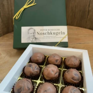 Peter Rosegger Noschkugeln - Pralinen mit Zwetschken & Zimt